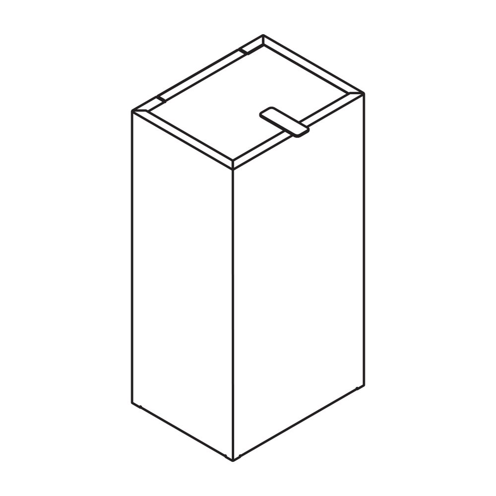 HEWI Papierabfallbehälter 25 l pulverbe., mit Deckel Schwarz tiefmatt... HEWI-900.05.00260 DC 4014885628262 (Abb. 3)