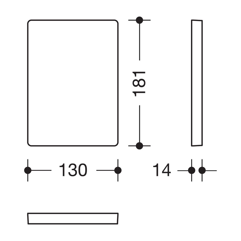 HEWI Abdeckung für Montageplatte Kunststoff für mobile HEWI Stützklappgriffe sign... HEWI-950.50.01590 98 4014884981849 (Abb. 2)