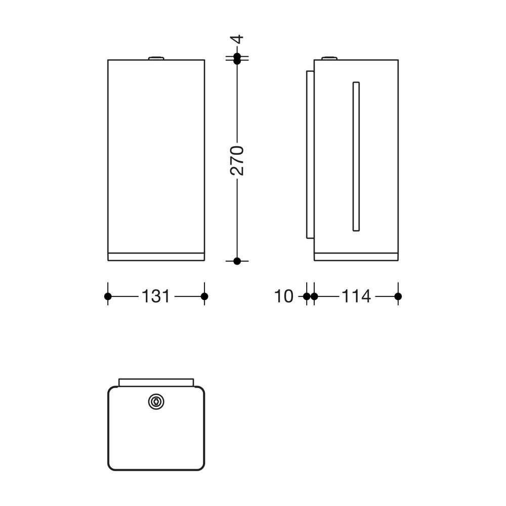 HEWI Sensoric Schaum-Seifenspender elektrischer, Edelstahl, weiß beschichtet... HEWI-950.06.155 4014884985489 (Abb. 2)