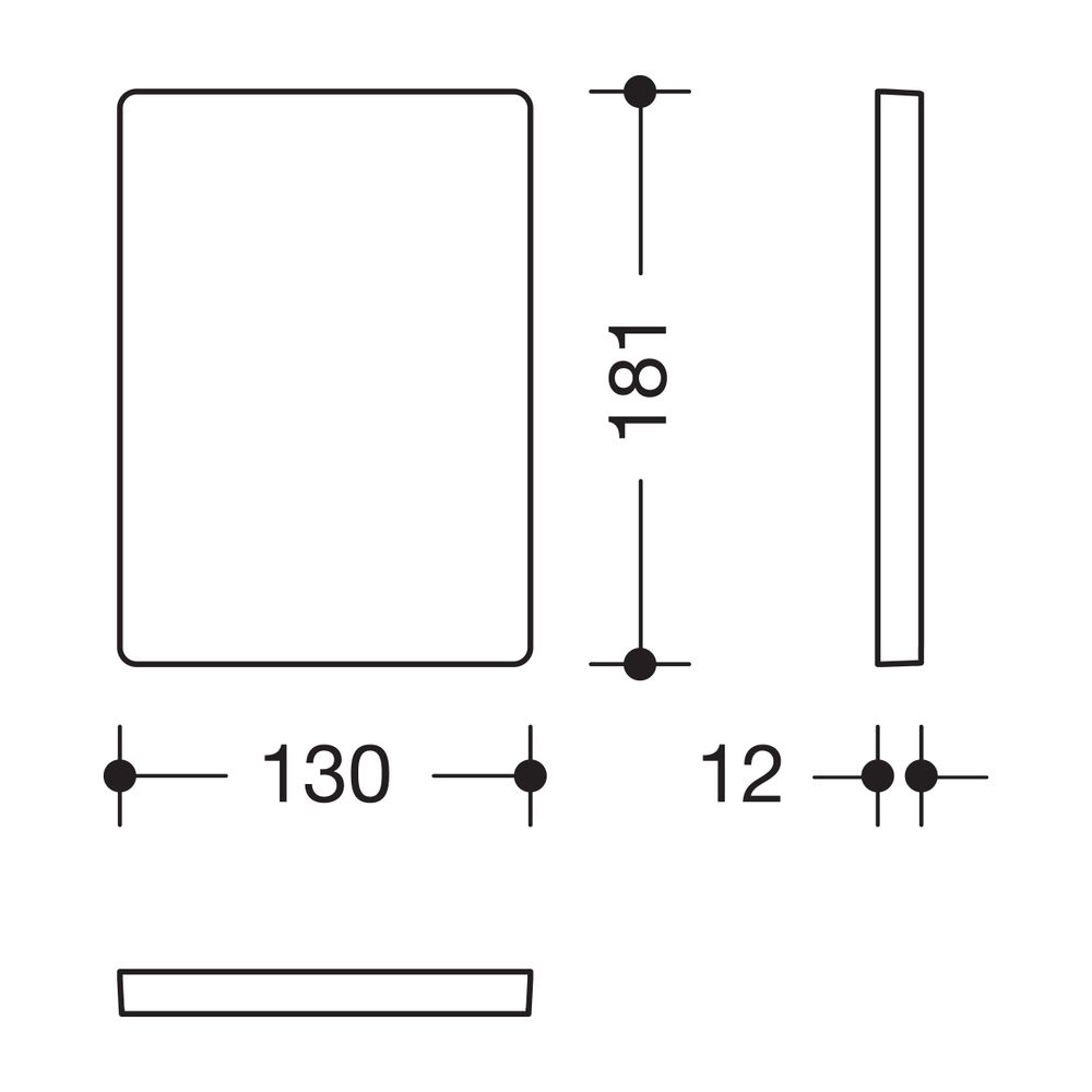 HEWI Abdeckung für Montageplatte matt geschliffen, für mobile HEWI Stützklappgrif... HEWI-950.50.015XA 92 4014885410973 (Abb. 2)