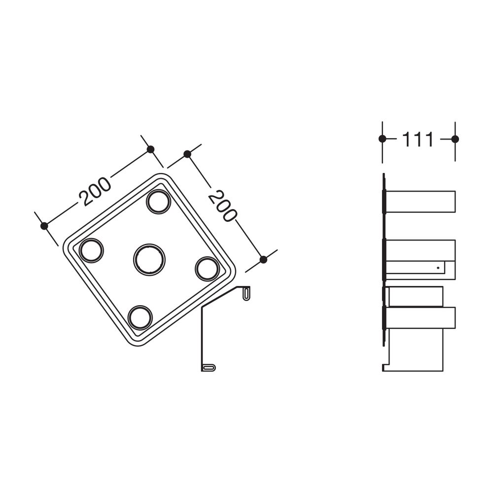 HEWI Karussell WC-4fachrollenhalter... HEWI-900.21.E01 4014885628958 (Abb. 1)