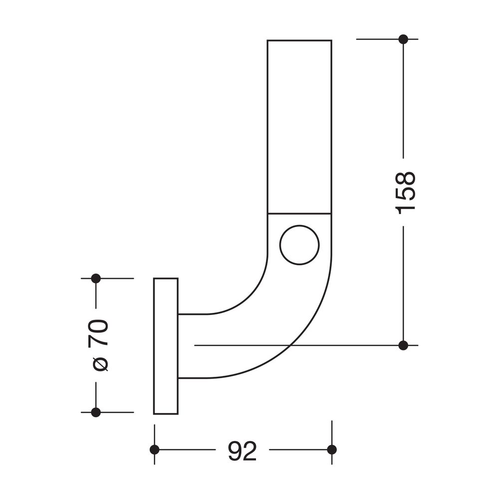 HEWI Reservepapierhalter Serie 801 f. 1 WC-Rolle aquablau... HEWI-801.21.201 55 4014885394426 (Abb. 2)