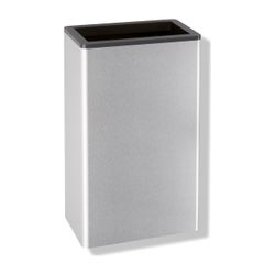 HEWI Papierabfallbehälter Serie 805 Edelstahl 25 Liter signalweiß... HEWI-805.05.100 98 4014885409533 (Abb. 1)