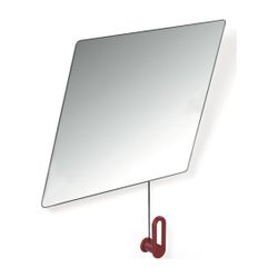 HEWI Kippspiegel Serie 801 mit Seilumlenkung B 600mm H 540mm rubinrot... HEWI-801.01.100 33 4014884655054 (Abb. 1)