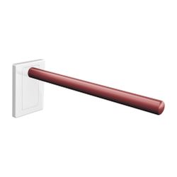 HEWI Wandstützgriff Mono, L 600mm, Kunststoff signalweiß, Holm farbig rubinrot... HEWI-950.50.31091 33 4014885419303 (Abb. 1)