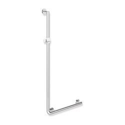 HEWI Winkelgriff mit Brausehalter D 32, 1250x450mm links, chrom Brausehalter Kuns... HEWI-900.33.20240 92 4014885535270 (Abb. 1)