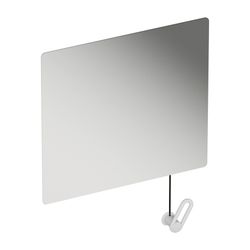 HEWI Kippspiegel Serie 801 matt mit Seilumlenkung B 600mm H 540mm signalweiß... HEWI-801.01B100 98 4014885593119 (Abb. 1)