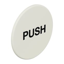 HEWI Symbol DRÜCKEN matt 52mm selbstklebend reinweiß... HEWI-711BD 99  (Abb. 1)