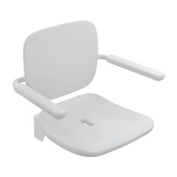 HEWI Klappsitz Premium weiß hochglanz-weiß matt... HEWI-802.51.23360 SD 4014885646044 (Abb. 1)