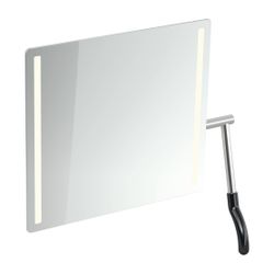 HEWI Kippspiegel Serie 802 LED basic, rechts tiefschwarz... HEWI-802.01.400R 90 4014885645382 (Abb. 1)