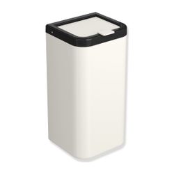 HEWI Hygieneabfallbehälter Serie 477, 6L, Korpus Reinweiß Rahmen Tiefschwarz, 477... HEWI-477.05.20499 90 4014885654476 (Abb. 1)