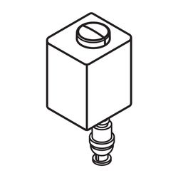 HEWI Leerflasche für Sensoric 805.06. 155 und 950.06. 155 inkl. Schaumpumpe, 1 Liter... HEWI-805.06.E06 4014884991428 (Abb. 1)