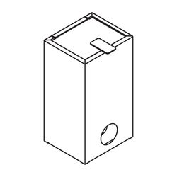 HEWI Hygieneabfallbehälter mit Hygienebeutelspender manuell, Edelstahl... HEWI-900.05.006XA 4014885628491 (Abb. 1)