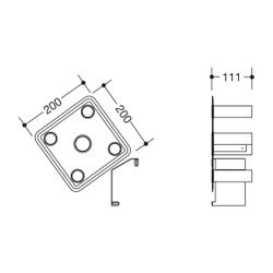 HEWI Karussell WC-4fachrollenhalter... HEWI-900.21.E01 4014885628958 (Abb. 1)