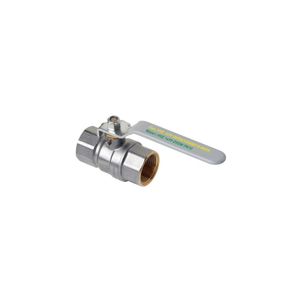 Hermann Schmidt Kugelhahn UNIDUO 1499 2x IG, mit Stahlhebel, grau 1 1/2"... HSCHMIDT-81499040 4029652056520 (Abb. 1)