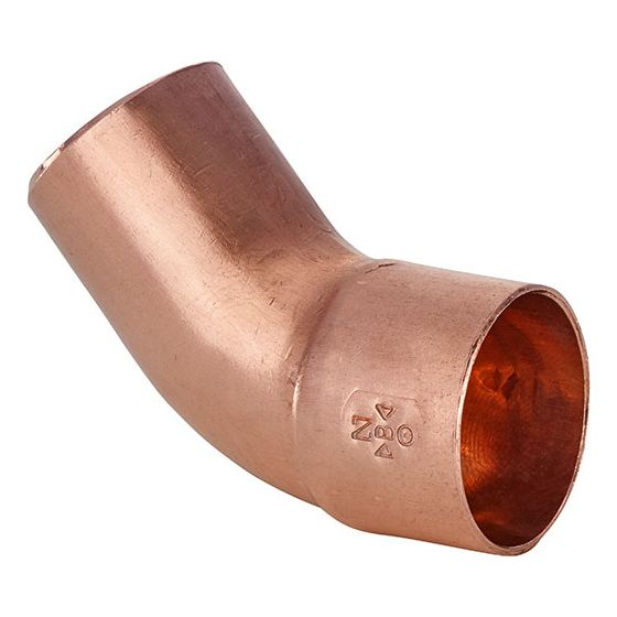 IBP Conex Bänninger Bogen 45 Grad innen/außen Serie 5000, Modell 5040, 10mm, Kupfer