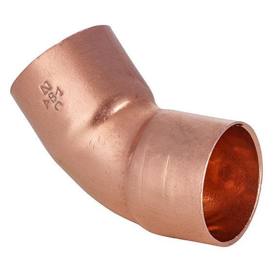 IBP Conex Bänninger Bogen 45 Grad Serie 5000, Modell 5041, 28mm, Kupfer