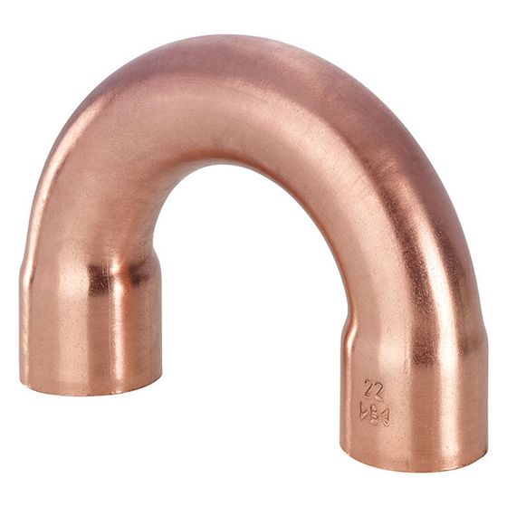 IBP Conex Bänninger Doppelbogen 180 Grad Serie 5000, Modell 5060, 15mm, Kupfer