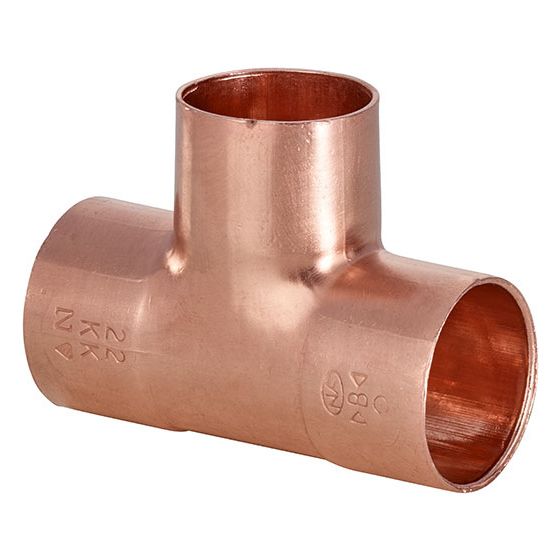 IBP Conex Bänninger T-Stück reduziert Serie 5000, Modell 5130R, 22x22x22mm, Kupfer