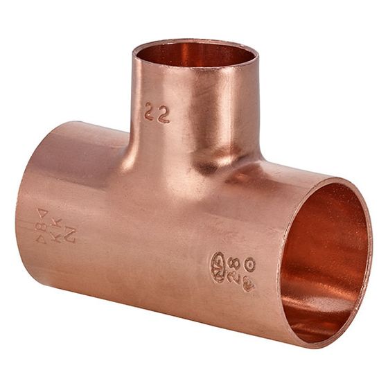 IBP Conex Bänninger T-Stück reduziert Serie 5000, Modell 5130R, 28x28x15mm, Kupfer