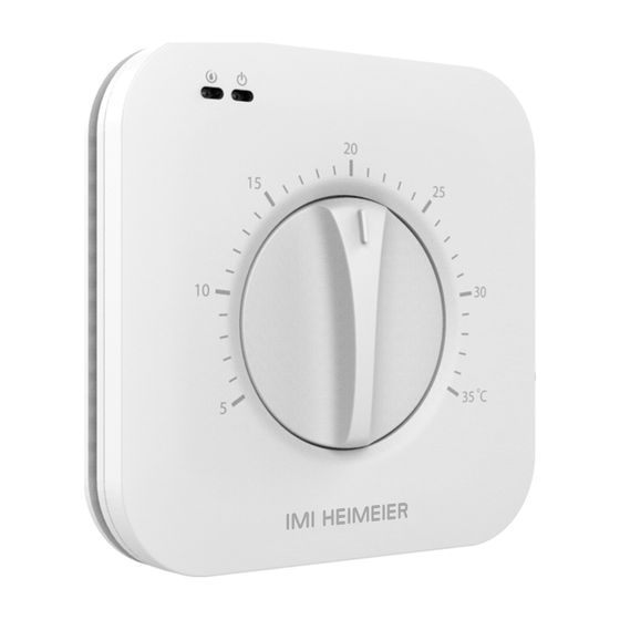 Heimeier DS-SB V3 Raumthermostat 230V Unterputzmontage mit Absenkfunktion