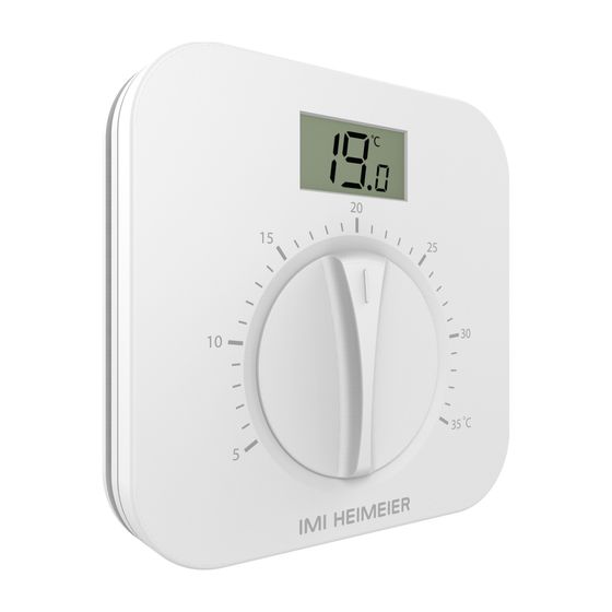 Heimeier DS1-L V2 Raumthermostat 230V Unterputzmontage mit LCD-Bildschirm