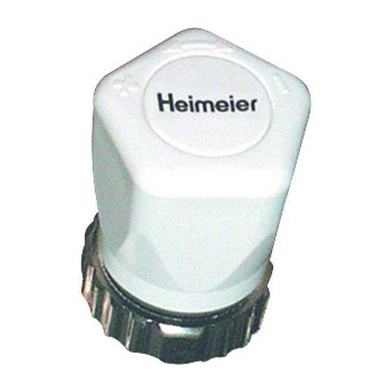 IMI Heimeier Handregulierkappe mit Rändelmutter, für Thermostatventile