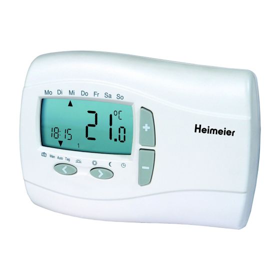 IMI Heimeier Thermostat P, digitale 7-Tage Uhr 230 V, für thermische Stellantriebe
