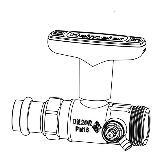 IMI Heimeier Trinkwasserkugelhahn Globo D Entleerung, Press-/Außenanschluss, DN 20 (22mm)