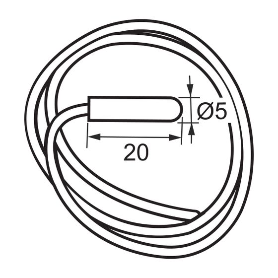 Heimeier Fußbodentemperaturfühler kabelgebunden für neoStat/neoAir/HM-PRT
