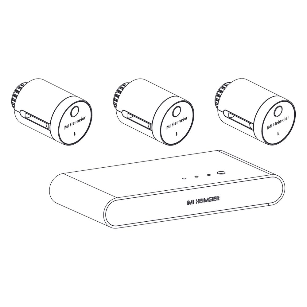 IMI Heimeier Gateway Set, mit 3x neo-K und 1x neoHub, 3. Generation... IMI-1510-00.750 4024052002474 (Abb. 2)