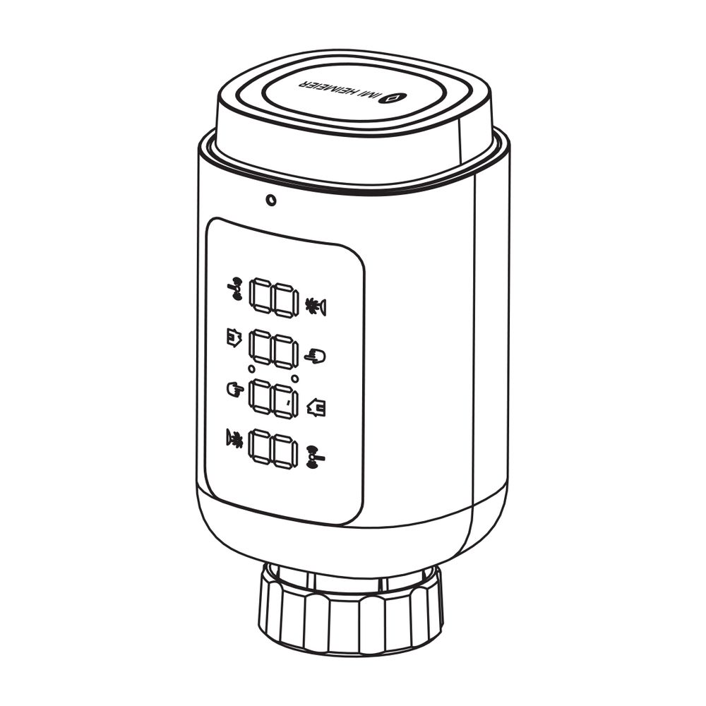 Heimeier Smarter Thermostatkopf mit Bluetooth, Programmierung per Smartphone für HeimS... IMI-1550-00.500 4024052058952 (Abb. 3)