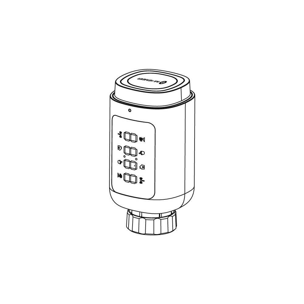 IMI Heimeier Smarter Thermostatkopf HeimSync, Bluetooth, Smartphone-Programmierung, M3... IMI-1550-00.500 4024052058952 (Abb. 6)