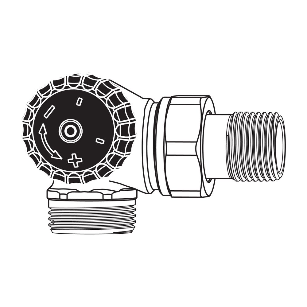 IMI Heimeier Thermostat-Ventilunterteil geregelt Widerstand, Winkeleck/links, Außengew... IMI-2343-02.000 4024052184316 (Abb. 3)