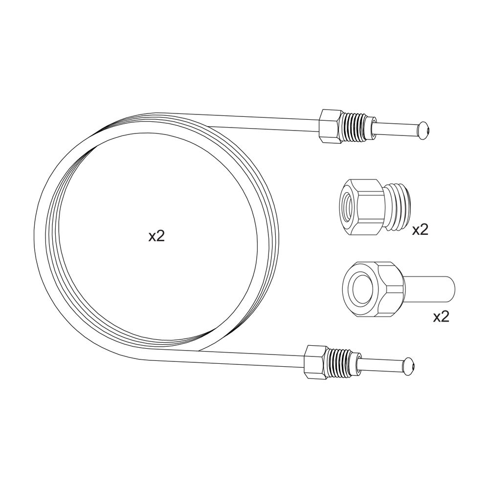 Heimeier TA Anschluss-Set für Differenzdruck-Fühler, kompatibel mit IMI Differenzdruck... IMI-32604010001 5902276817670 (Abb. 3)