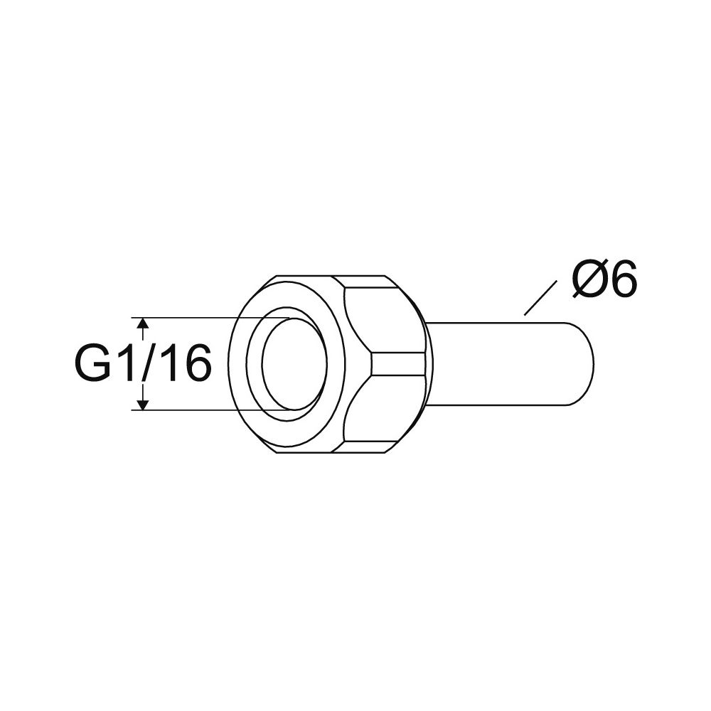 IMI TA Übergangsverschraubung Smart-Dp, für Impulsleitung, G 1/16" x 6mm, Messing... IMI-32604010002 5902276817861 (Abb. 5)