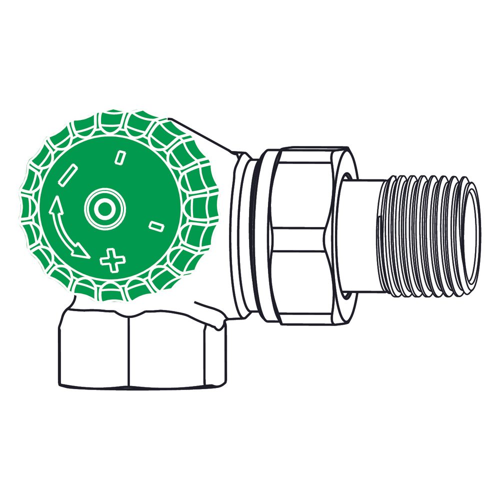 IMI Heimeier Thermostat-Ventilunterteil Eclipse 300, Winkeleck links DN 15... IMI-3953-02.000 4024052057542 (Abb. 3)