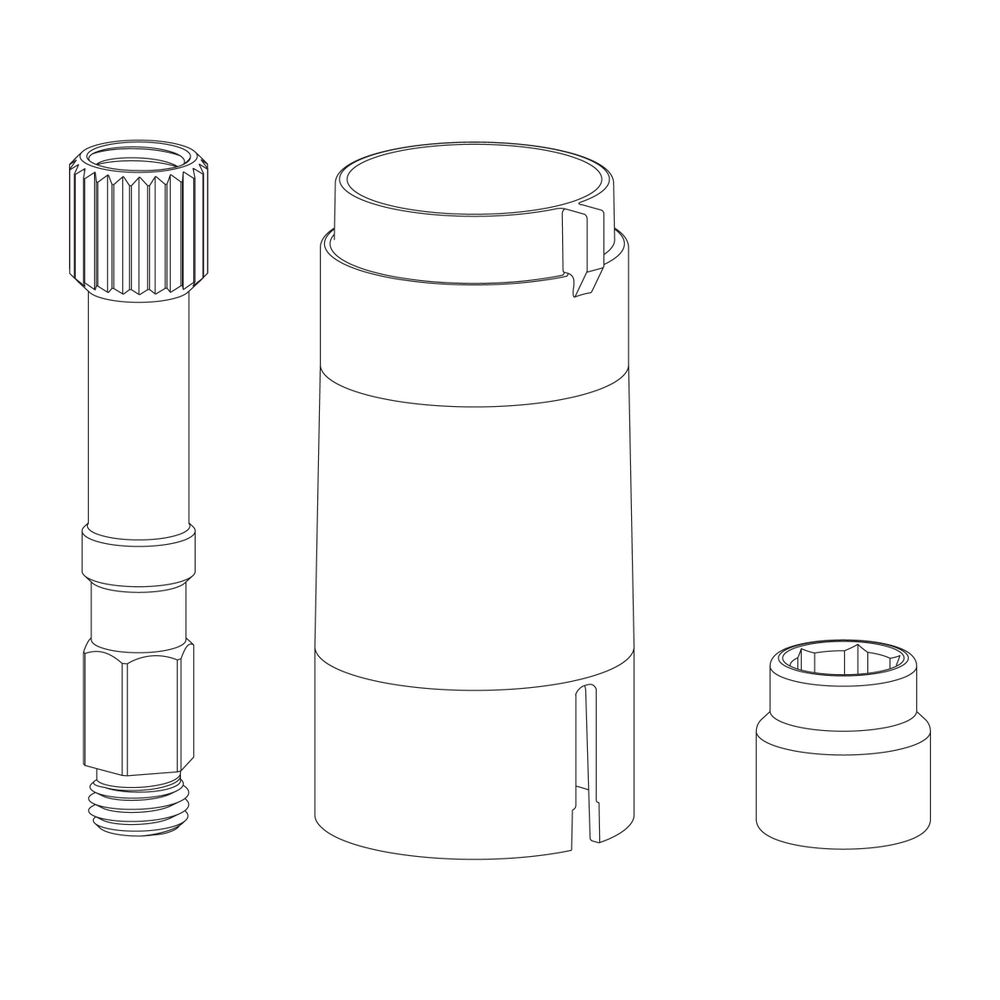 Heimeier TA Spindelverlängerung für STAF Ersatzteil für DN 65-80... IMI-52186015 5902276808951 (Abb. 1)