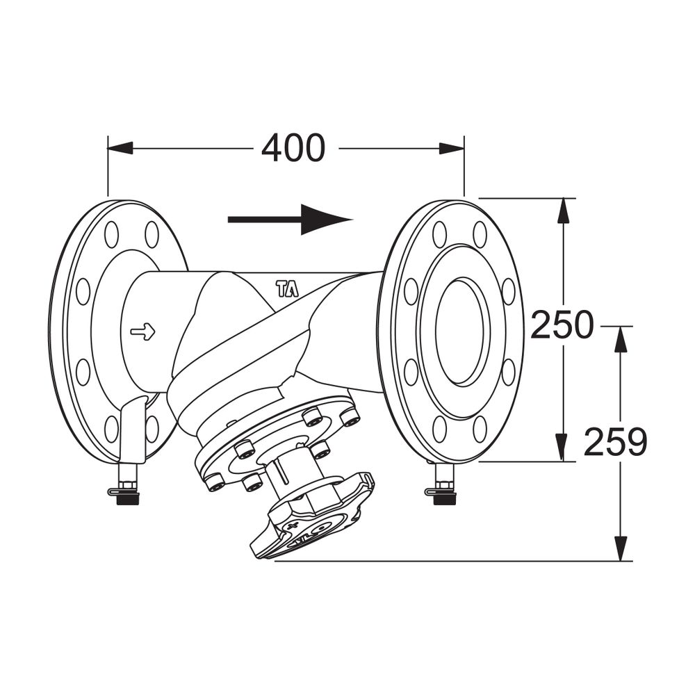 Heimeier TA Strangregulierventil STAF-R Flanschanschluss DN 125 PN 16... IMI-52186791 5902276805219 (Abb. 2)