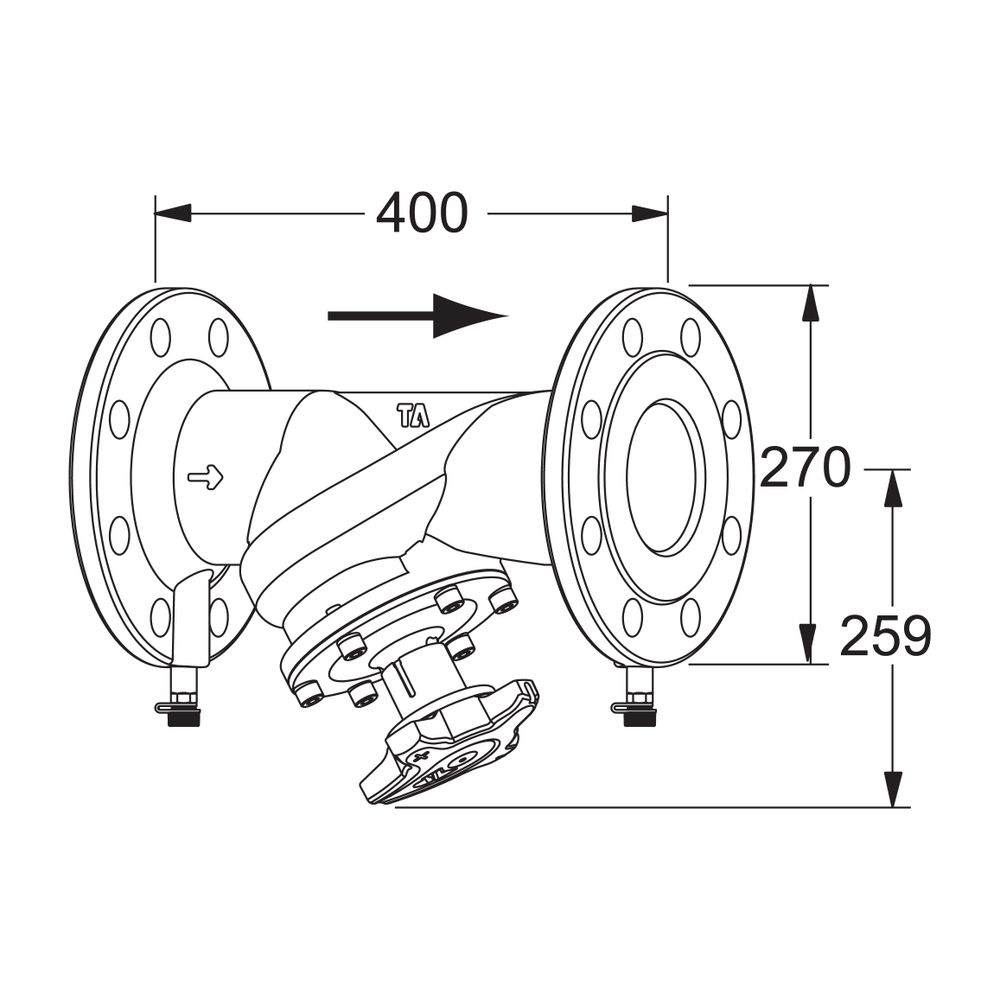 Heimeier TA Strangregulierventil STAF-SG Flanschanschluss DN 125 PN 25... IMI-52187091 5902276805264 (Abb. 2)