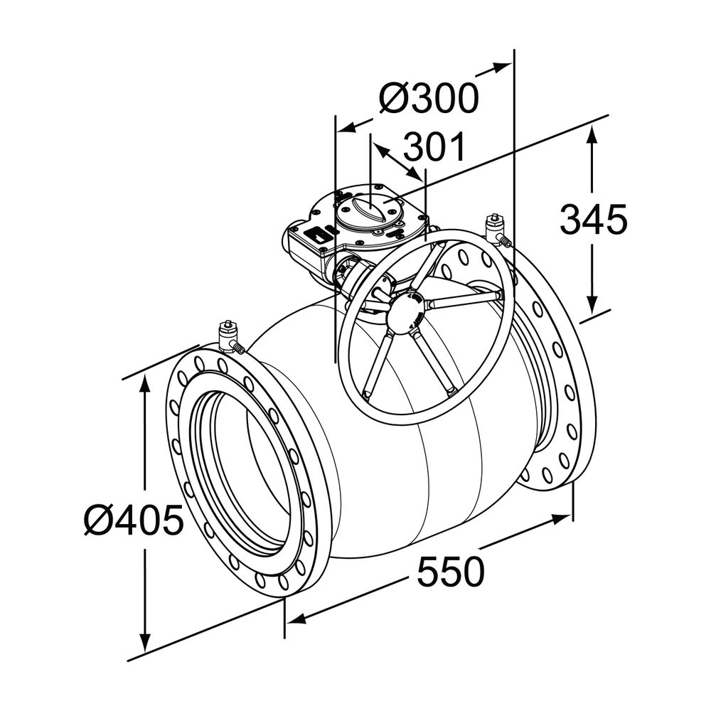 IMI TA Strangregulierventil TA-BVS 243, Nennweite DN 250 Nenndruck PN 16, Flansche, Edel... IMI-652243094 6415840116936 (Abb. 8)