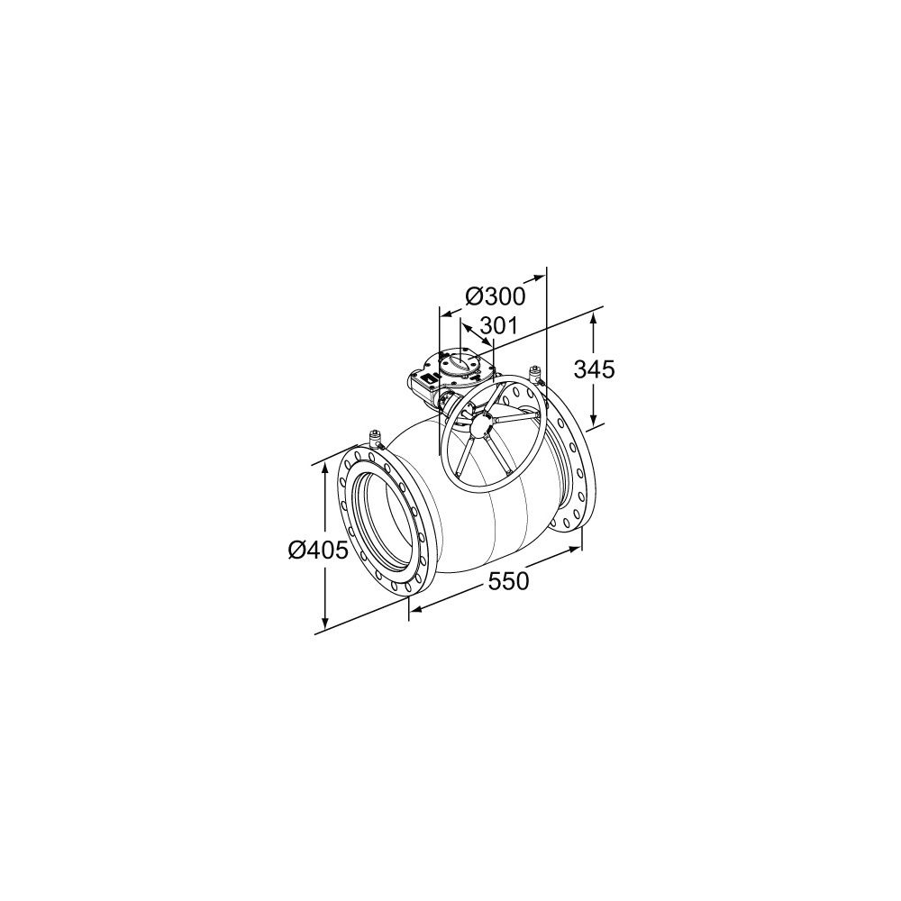 IMI TA Strangregulierventil TA-BVS 243, Nennweite DN 250 Nenndruck PN 16, Flansche, Edel... IMI-652243094 6415840116936 (Abb. 6)