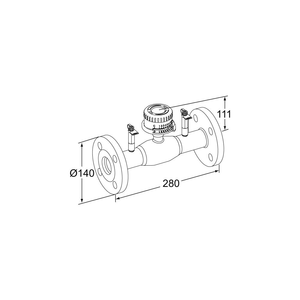 IMI TA Strangregulierventil TA-BVS 143, Nennweite DN 32 Nenndruck PN 25, Flansche, Stahl... IMI-652153032 6415840426738 (Abb. 5)