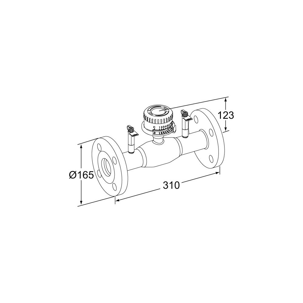 IMI TA Strangregulierventil TA-BVS 143, Nennweite DN 50 Nenndruck PN 25, Flansche, Stahl... IMI-652153050 6415840426752 (Abb. 5)