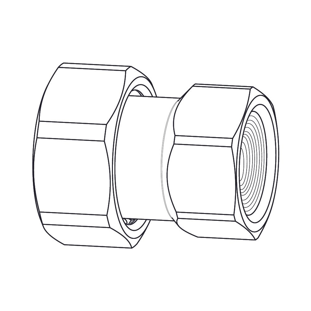 IMI TA Anschlussverschraubung DN 20, G 1" x G 3/4", mit Innengewinde und freilaufender Mu... IMI-52009820 5902276820052 (Abb. 3)