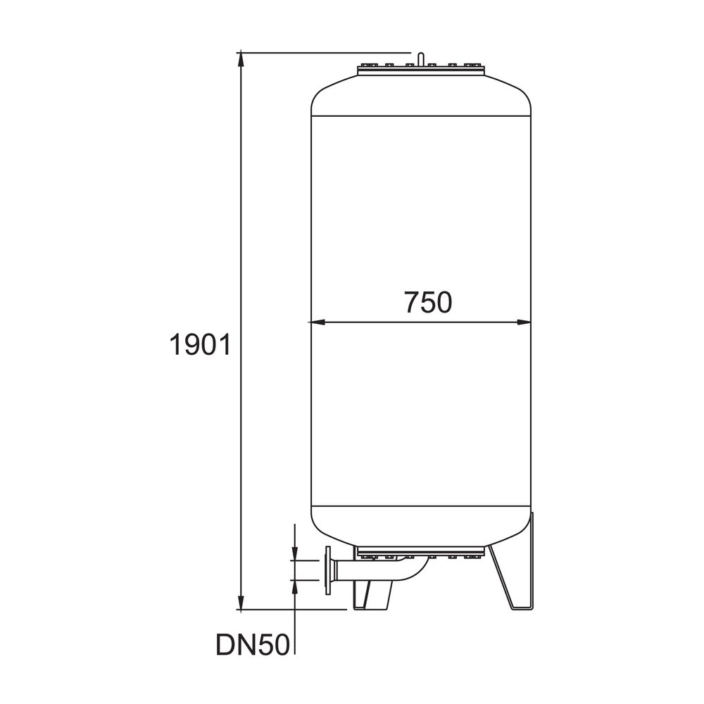 IMI Pneumatex Druckausdehnungsgefäß Aquapresso Außengewinde 700.10... IMI-7111013 7640148634038 (Abb. 2)