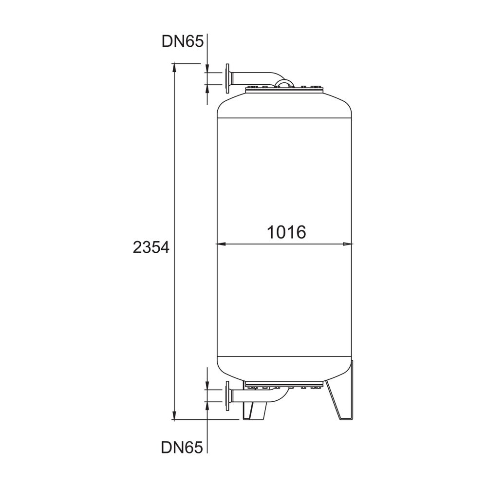 IMI Pneumatex Druckausdehnungsgefäß Aquapresso AGF 1500.10... IMI-7112015 7640148634120 (Abb. 1)