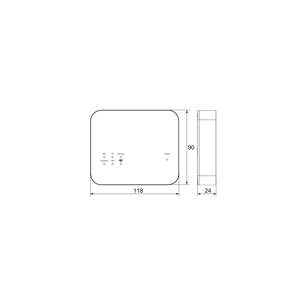 IMI Heimeier Funkverstärker neo Boost V2, kabelgebunden, 868 MHz, 20m Reichweite, IP20... IMI-1510-06.330 4024052031719 (Abb. 5)