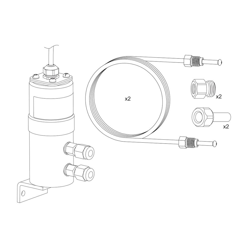 Heimeier TA Differenzdruck-Fühler Set für TA-Smart-Dp 10-100kPa... IMI-32502010008 5902276817656 (Abb. 3)