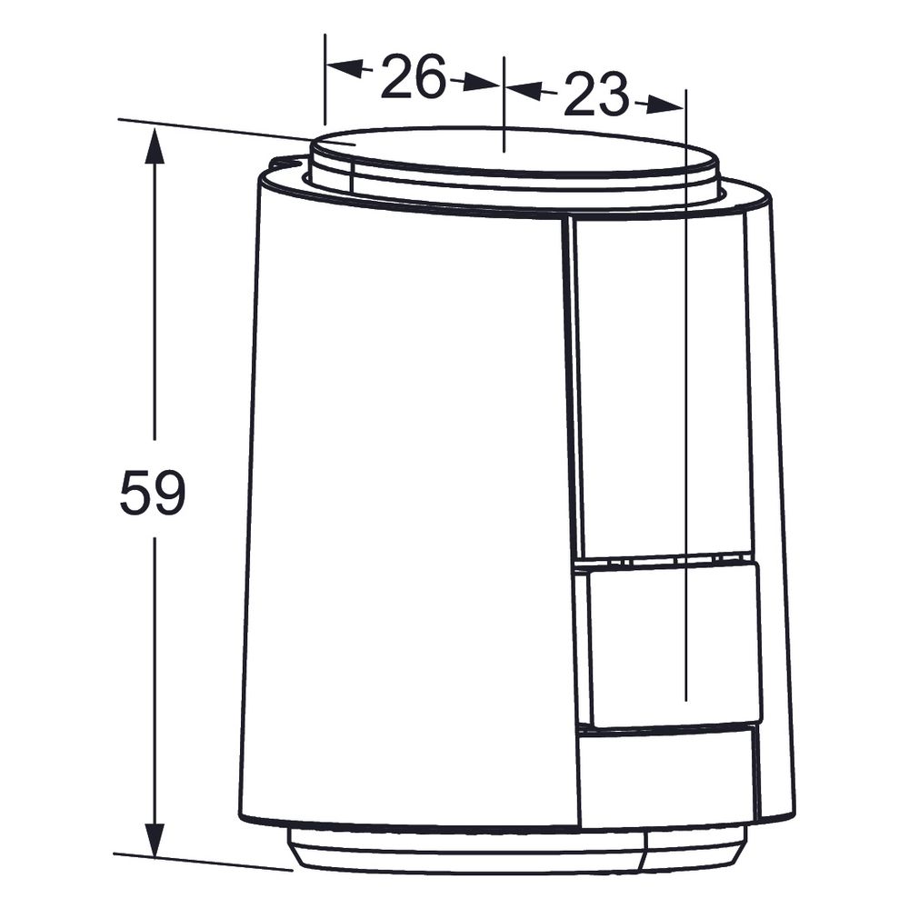 IMI TA thermischer Stellantrieb EMO T II, stromlos geöffnet NO 230V, mit Aufsteckadapt... IMI-32204312000 5902276825101 (Abb. 2)